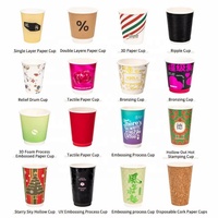 Tapas de Papel Reutilizables e Impermeables para Vasos, para Hostelería, Suministros de Bebidas, Pedidos Comerciales, Cafeterías, Restaurantes, Catering, Exportación