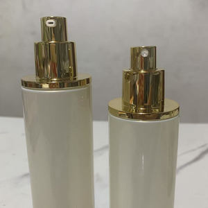 화이트 옐로우 럭셔리 화장품 유리병 세트 30G 50G 30ML 50ML 100ML 120ML 스킨 케어 포장 스킨 케어 용기 유리 병 - Product Image 3