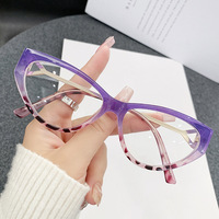 Lunettes optiques tendance pour femmes avec monture intégrale en TR90, verres anti-lumière bleue, pour la lecture et la protection