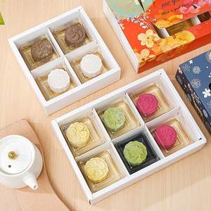 Boîte à tiroir blanche avec poignée pour emballage alimentaire jetable de <span class=keywords><strong>macarons</strong></span>, cupcakes et gâteaux, biodégradable, qualité alimentaire - Product Image 2