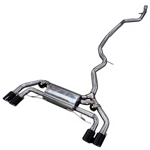 Tubos de Escape Catback SS304 MM Personalizados de Fábrica OEM para <span class=keywords><strong>BMW</strong></span> G20 <span class=keywords><strong>G21</strong></span> <span class=keywords><strong>320E</strong></span> 330E Híbrido con Válvula de Escape y Silenciador Valvetronic - Product Image 2