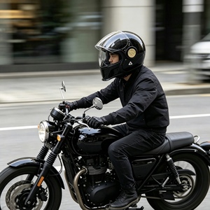 Nouveau casque de moto modulaire OP01 GIKE homologué DOT, coque en ABS, double visière, visière rabattable, fermeture rapide, toutes saisons, pour hommes - Product Image 6
