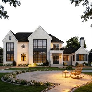 Kit de structure en acier léger modulaire moderne à assemblage rapide pour villa, bureau et appartement, certifié AS/NZS 1170 - Product Image 1