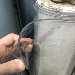 Copertura per Tavolo in Plastica Trasparente 1.0MM, Tovaglia Morbida in PVC, Rotolo di PVC Super Trasparente - Product Image 1