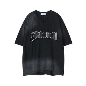 Custom Shirts <b>Men's</b> Acid Wash Oversized <b>Purple</b> Shirts Gym 100% Cotton T-Shirt Outdoor Sports Oversized Shirts for <b>Men</b> - Product Image 2