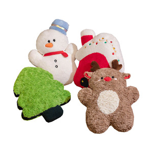 Adorable Ornement <span class=keywords><strong>de</strong></span> Noël en Peluche <span class=keywords><strong>Kawaii</strong></span> – Plusieurs Styles, Poupée Rembourrée, Décoration Suspendue Mignonne pour les Fêtes, Designs Adorables, Jouet en Peluche <span class=keywords><strong>de</strong></span> Noël pour Enfants - Product Image 1