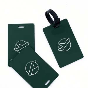 Logotipo personalizado Pvc suave 2025 Popular Pvc crucero equipaje etiqueta maleta con equipaje de viaje silicona suave impermeable Pvc etiqueta de equipaje - Product Image 1