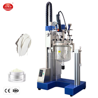 Homogénéisateur sous vide de petite capacité 1L 2L 5L 10L mélangeur émulsifiant de laboratoire pour crème cosmétique Lotion pour le corps produits d'échantillons