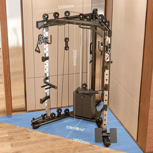 Machine d'entraînement multifonctionnelle Little Flying Bird 3116, système de gym à domicile avec crossover par câble et rack à squats - Product Image 2