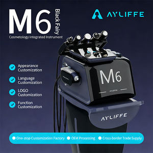 Appareil d'hydrothérapie faciale 6 en 1, microdermabrasion, technologie Jet Peel, certifié CE, hydratant et illuminateur - Product Image 3