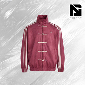 Chaqueta Adidas Originals CTT 'Roja' Estilo Chino con Cuello Alto, Chaqueta Deportiva Holgada para Hombre - Product Image 1