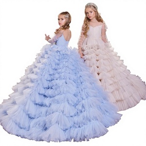ML014 Abito da Principessa per Bambina, Costume per Esibizioni, Compleanni, Recite di Pianoforte, Abito da Sera per <span class=keywords><strong>Bambini</strong></span>, Abito da Hostess - Product Image 1