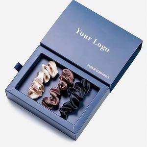 High Quality Real <b>100</b>% Mulberry <b>Silk</b> <b>Hair</b> Ties <b>Scrunchies</b> for Girl Women - Product Image 4