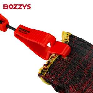 Oem Tùy Chỉnh Kép <span class=keywords><strong>Clip</strong></span> BD-AJ100 Cường Độ Cao Pom Nhựa Làm Việc An Toàn Găng Tay <span class=keywords><strong>Clip</strong></span> Chủ Chống-Mất Grabber Với Sửa Chữa Khóa - Product Image 4