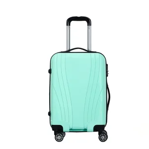 Offre Spéciale roues simples ou roues de 4*360 degrés voyage bagages à main ensembles ABS dur cabine chariot valise pour unisexe