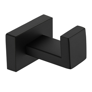 Soporte para papel higiénico de acero inoxidable 304 montado en la pared, juego de portarrollos de papel tisú negro para baño, gancho para ropa de casa - Product Image 4