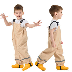 Pantalones de Lluvia para Niños <span class=keywords><strong>DELIA</strong></span>, con Correa de Dibujos Animados, Impermeables, Transpirables, con Revestimiento de Poliéster PU de 0.12mm, Reflectantes, para Actividades al Aire Libre - Product Image 3