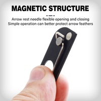 Support de flèche magnétique SPG pour arc recurve, en alliage d'aluminium, pour tir à l'arc, chasse, accessoires pour arcs recurves, barebow et longbow