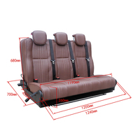 Chine usine cuir caravane pliante camping-car avec VAN 3 fois avant Slip lit siège canapé