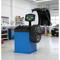 Machine d'équilibrage de roues à forte adaptabilité, équilibreuse de pneus universelle pour différentes tailles de jantes