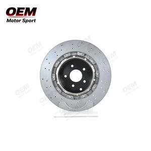 Kit de Discos de Freno de Cerámica de Carbono OEM MOTOR SPORT para GT-R R35 (Acabado Amarillo) - Mejora de Carreras Delantera y Trasera con 1 Año de Garantía - Product Image 1