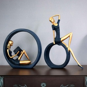 Escultura Humana para Escaleras, Diseño Moderno, Escultura Humana para Mesa, Diseño Abstracto Moderno para Decoración del Hogar, Decoración Metálica para el Hogar - Product Image 2