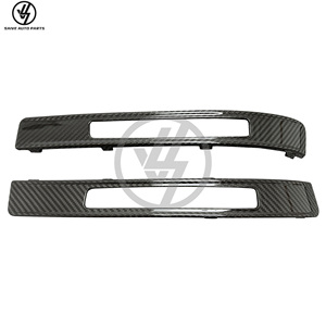 Kits de carrocería de fibra de carbono seca estilo W463A B para Mercedes Benz G W464 G63 G500, marco de luz de freno del parachoques trasero, 2019-2024 - Product Image 1