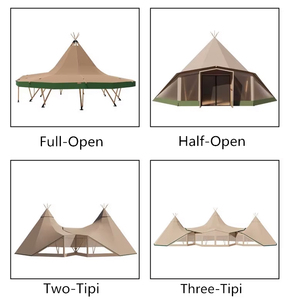 Tente Tipi de Luxe <span class=keywords><strong>pour</strong></span> Événements Extérieurs : Fêtes, Mariages, Anniversaires, Glamping – Grande Tente Tipi en Toile <span class=keywords><strong>pour</strong></span> <span class=keywords><strong>Location</strong></span> - Product Image 2