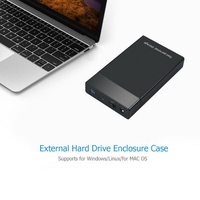 Внешний 6 Гбит/с USB 3,0 к SATA III 2,5 дюймов 3,5 дюймов корпус жесткого диска SSD HDD коробка для 2,5