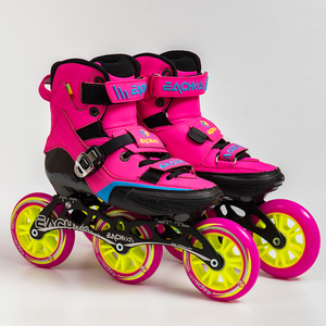 Patines de Carreras Profesionales Populares al por Mayor, Ajustables, Talla Estadounidense, Chasis de Aluminio, Diseño Moderno de Carbono, YQ-S2D en Línea S - Product Image 5