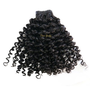 Extensions de <span class=keywords><strong>cheveux</strong></span> humains VMAE Raw Virgin Remy Deep Curly Light Chocolate Brown Double Side Genius Invisible Butterfly Hole Weft - Product Image 5