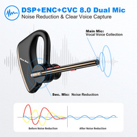 Nouvel écouteur sans fil Bee M50 pour bureau, avec réduction de bruit Aptx et micro, compatible iPhone et Android, idéal pour chauffeurs de camion et de bus