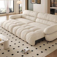 Sofá Chesterfield de Lujo Moderno de 3 Plazas, Estilo Europeo con Diseño Capitoné para Sala de Estar, Relleno de Esponja para Apartamentos
