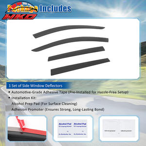 Pare-soleil de fenêtre à profil bas pour Honda CR-V 17-22, à coller, déflecteurs de pluie - Product Image 6