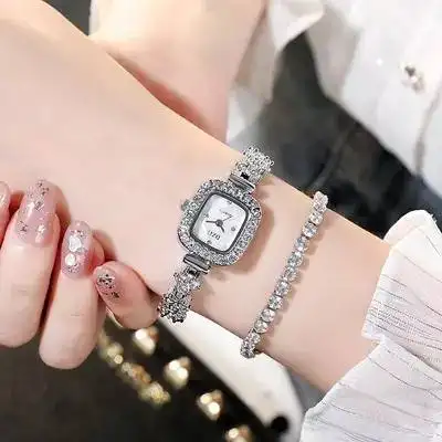 Hot Selling Women Ladies Fashion Diamond Wrist Watches Sports Luminous Led Silicone Strap Quartz Epoch Bling Watch cheap price