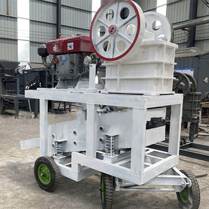 Mini Trituradora de Mandíbulas Portátil PE-250x400, de 5-20 Toneladas, para Minería de Piedra, con Motor Diésel - Product Image 6