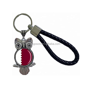 Llavero Giratorio con Brújula de Qatar Personalizado, Recuerdos de Camello, Grabado en Esmalte, Llaveros de Qatar - Product Image 4