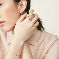 Nouveautés MaiYi : Bague Croix en Or Massif 14K, Bague X, Cadeau de Demande en Mariage, Bagues Pavées de Diamants de Laboratoire