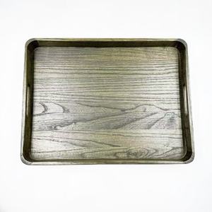 Solid Wood <b>Storage</b> <b>Tray</b> Rectangle Distressed Finish Multifunctional Living Room Fruit Tea Snack Serving <b>Tray</b> - Product Image 2