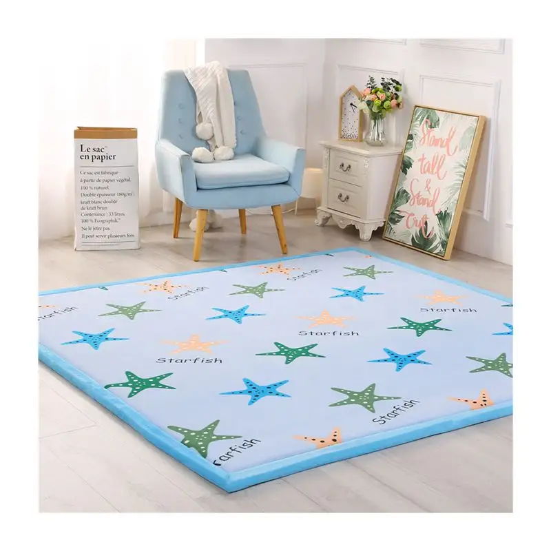 Tatami-alfombra grande de lujo para sala de estar, tapete grueso para dormitorio de niños, Tapetes de juego para niños