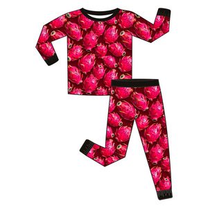 Vente en gros de 2 pièces de Noël pour enfants de 0 à 16 <span class=keywords><strong>ans</strong></span> pull à manches longues sweats tenues unisexe garçon filles ensembles en éponge française - Product Image 5