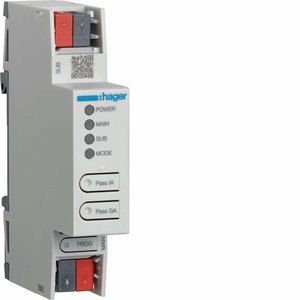 TYFS130 compatibile con il modulo accoppiatore di linea bus KNX Secure di Hagers 1M - Product Image 1