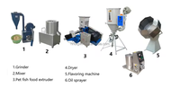 Nouveau 500 kg/H ligne complète flottant poisson et animaux de compagnie traiter les granulés humides machine d'extrudeuse de nourriture production d'aliments pour chiens au Nigeria