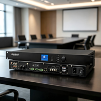 Amplificateur de puissance IoT DSP-2100I avec DSP anti-Feedback, contrôle à distance via Cloud IP, compatible Mobile, PC, Tablette, BT, USB, RS485 pour Conférences et Grands Écrans