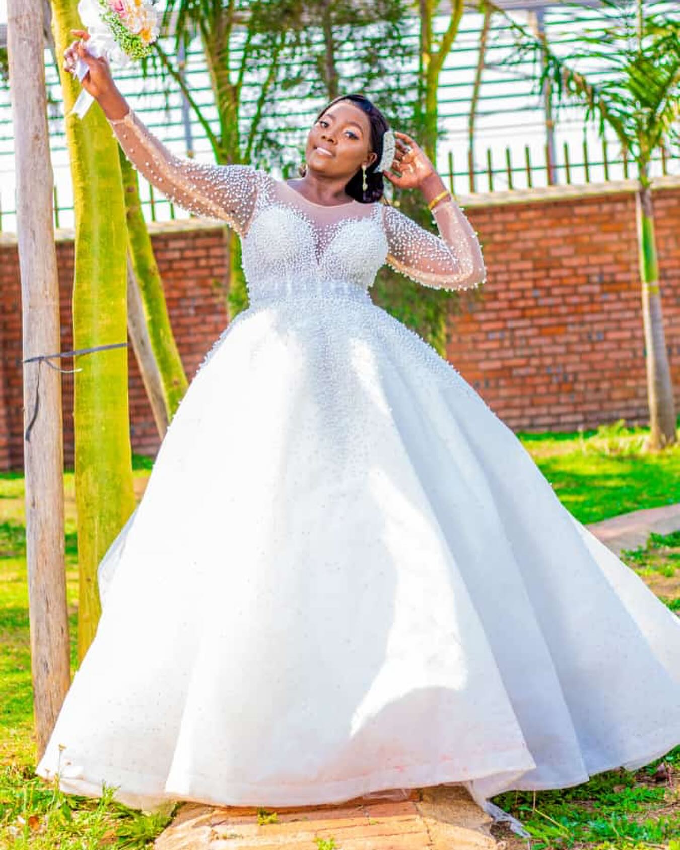 bridal shower dress for bride plus size Women Elegant Sequins Wedding Dresses Rece – DolphinBanana Bride Outlet Bridal Shower Dresses