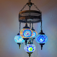 Lámparas Colgantes de Muselina de Vidrio Hechas a Mano de Cobre de Lujo Guzhen 2025, Candelabro Rectangular de Techo Estilo Turco para Bodas Mexicanas y Hoteles