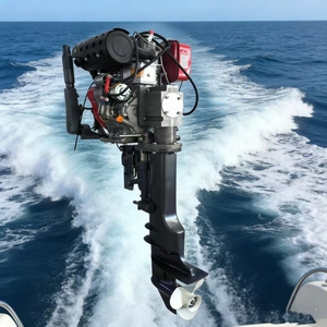Motor fueraborda diésel de 15 HP y 4 tiempos con refrigeración por aire, bajo consumo de aceite, resistente a la corrosión, para embarcaciones de pesca y navegación marítima. - Product Image 6