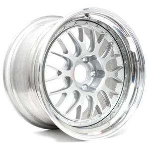 Jantes forgées 3 pièces E88, finition argent brossé, centre poli miroir, jantes en alliage racing 17 <span class=keywords><strong>18</strong></span> 19 20 pouces pour BMW M2 M3 M4 - Product Image 6