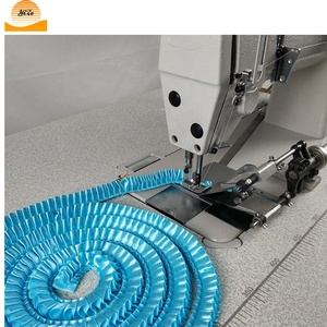 Industrial Pleated Lace Making Machine Automatic Double Chain Stitch Curtain Hem Pleating <b>Sewing</b> Machine <b>for</b> Curtain - Product Image 2