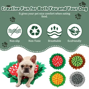 Famicheer BSCI Washable Portable Feeding Pet Dog Snuffle Mat For Small Large Dogs